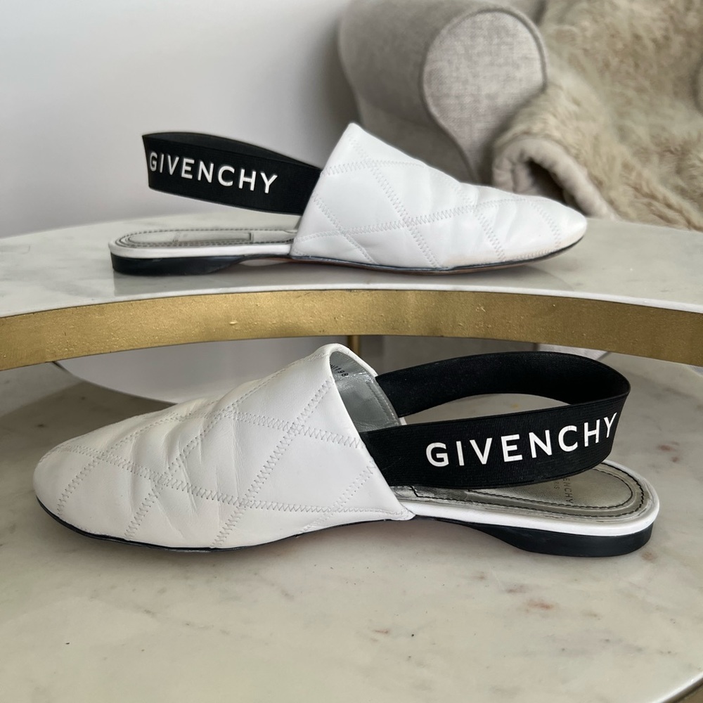 Authentic Givenchy quilt Nappa mules